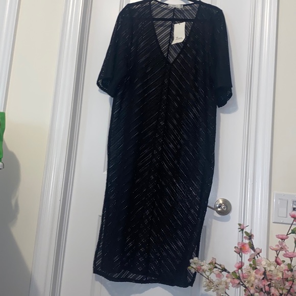 COPY - Zara black swim suit cover up - Picture 2 of 2